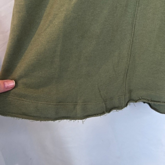 Grey State Drawstring Waist Boho Casual Cool Soft Fleece Active Dress Size XS - Picture 6 of 10